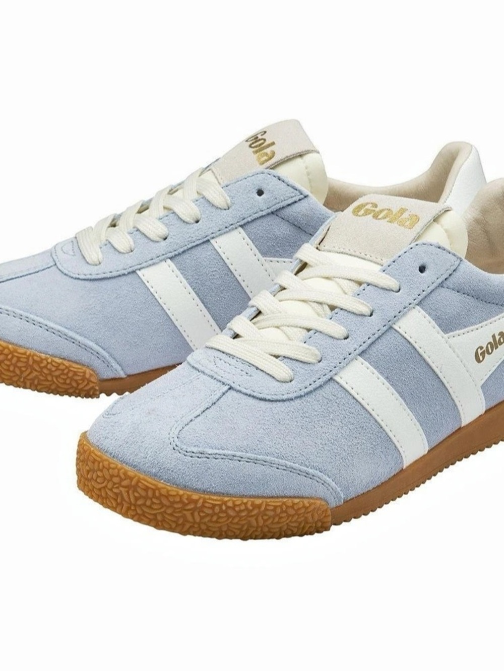 NWT - Gola Grandslam Suede Blue & White Sneakers